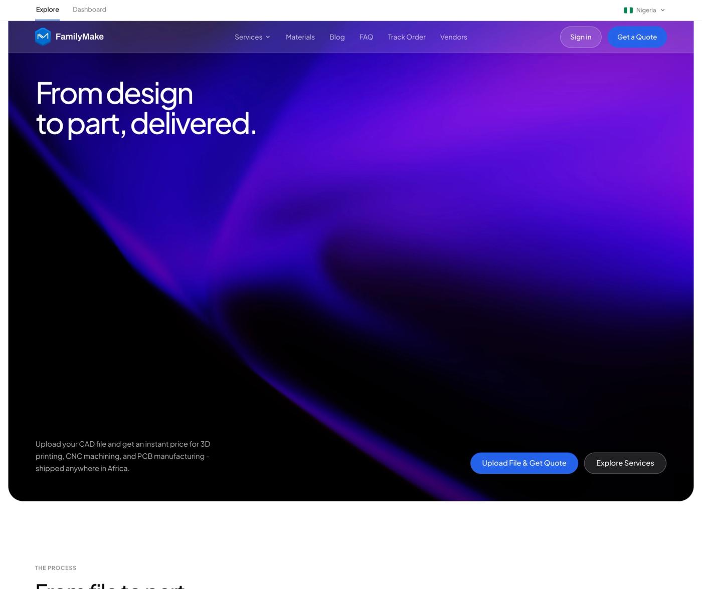 FamilyMake home page