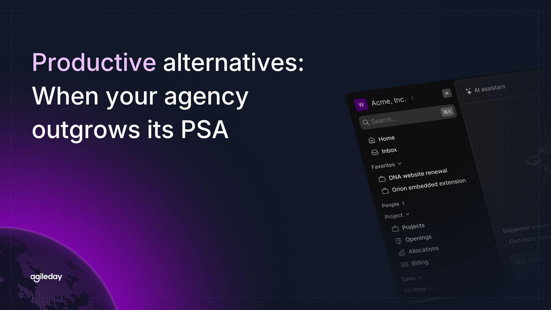 Productive alternatives: When your agency outgrows its PSA