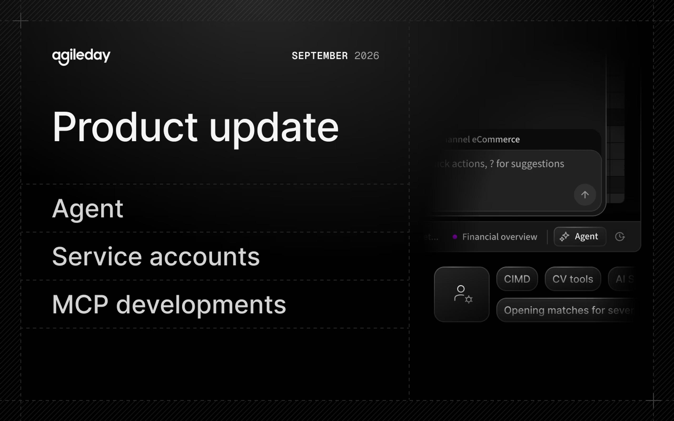 Product update: September 2026