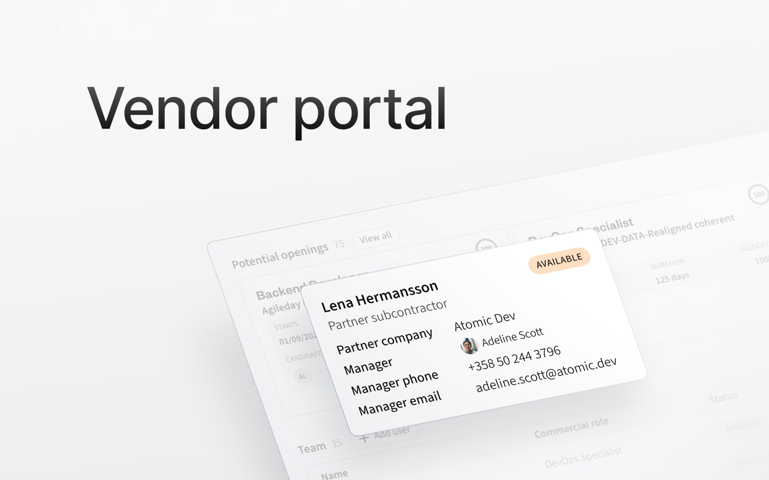Connected access for your entire talent ecosystem with the Vendor Portal