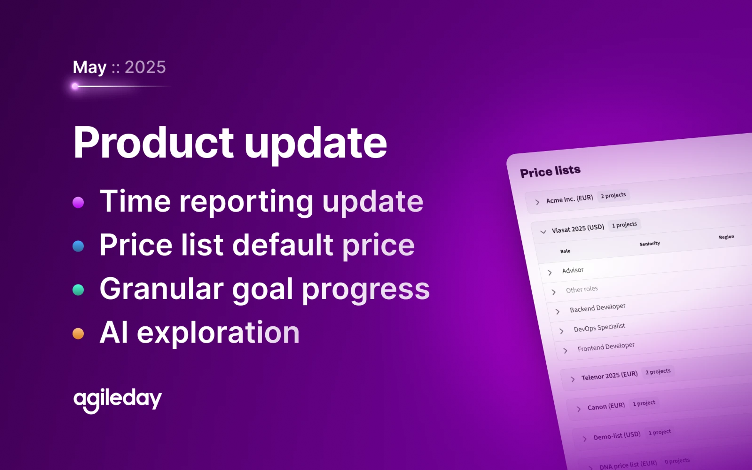 Product update: May 2025
