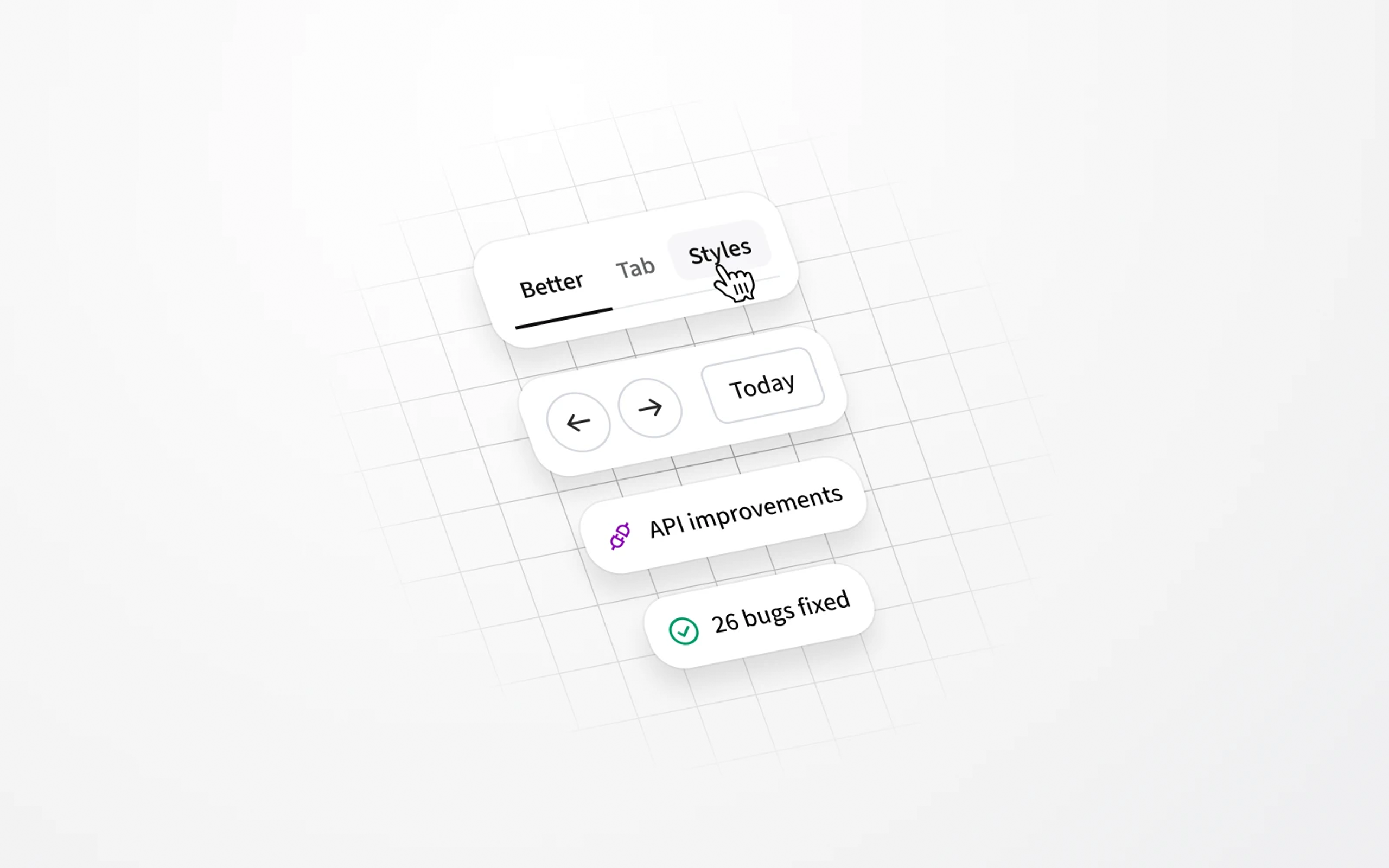 New tabs, better time reporting navigation, API updates, and bug fixes.