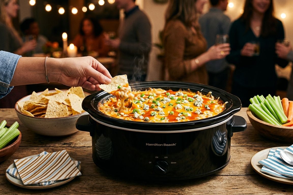 Slow Cooker Buffalo Chicken Dip