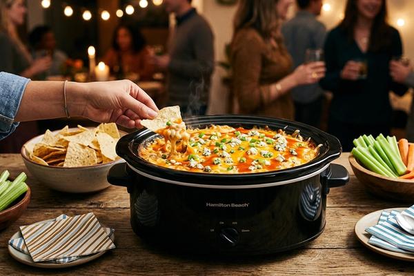 Slow Cooker Buffalo Chicken Dip