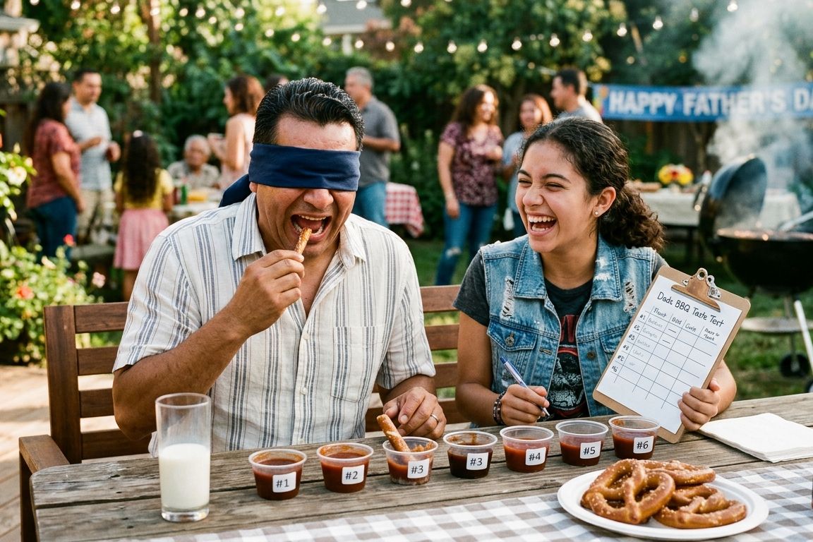 Dad's Blind BBQ Sauce Taste Test