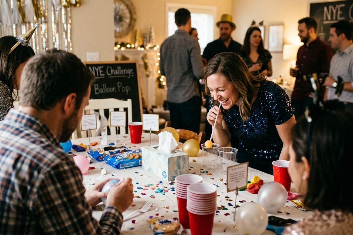 Midnight Countdown Balloon Pop: The Hourly NYE Challenge