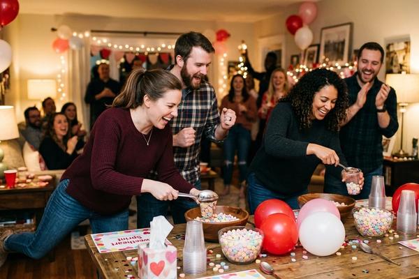 Sweetheart Sprint: The Valentine Candy Heart Relay