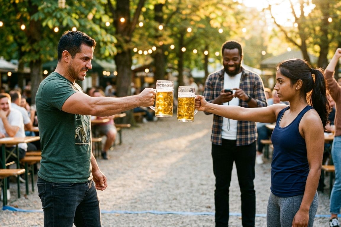 Masskrugstemmen Stein Holding Showdown