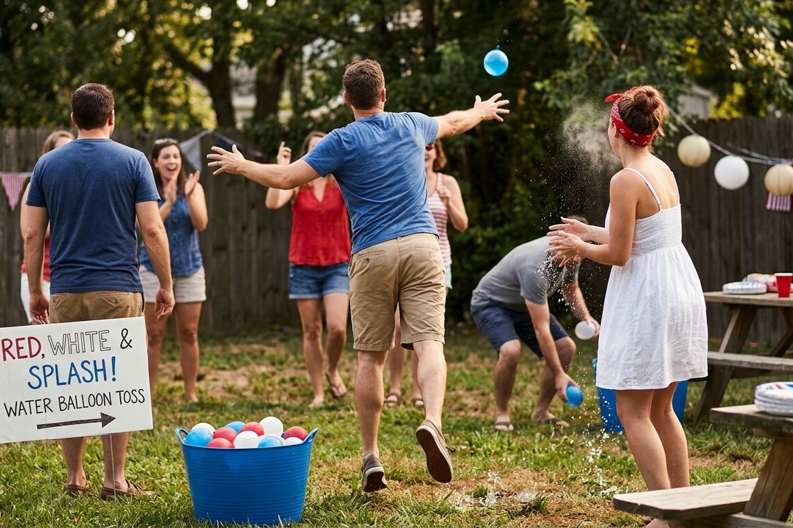 Red, White & Splash: 4th of July Water Balloon Toss Tournament