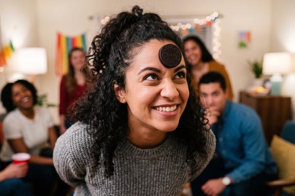 Face the Cookie: The Hilarious Forehead Challenge