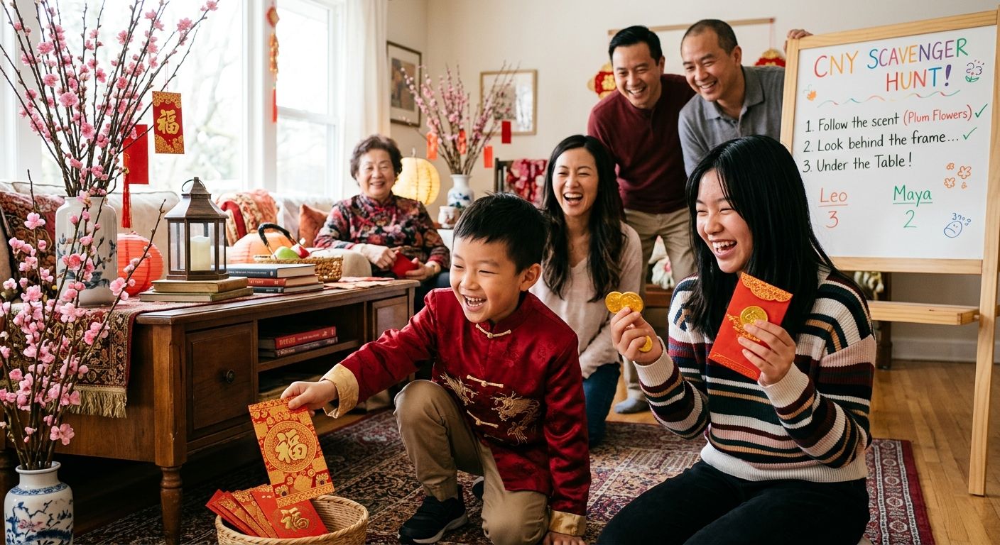 Lucky Red Envelope Scavenger Hunt