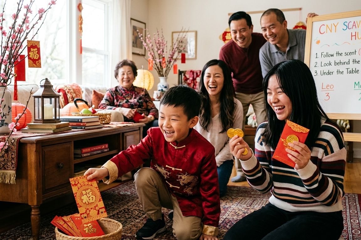 Lucky Red Envelope Scavenger Hunt