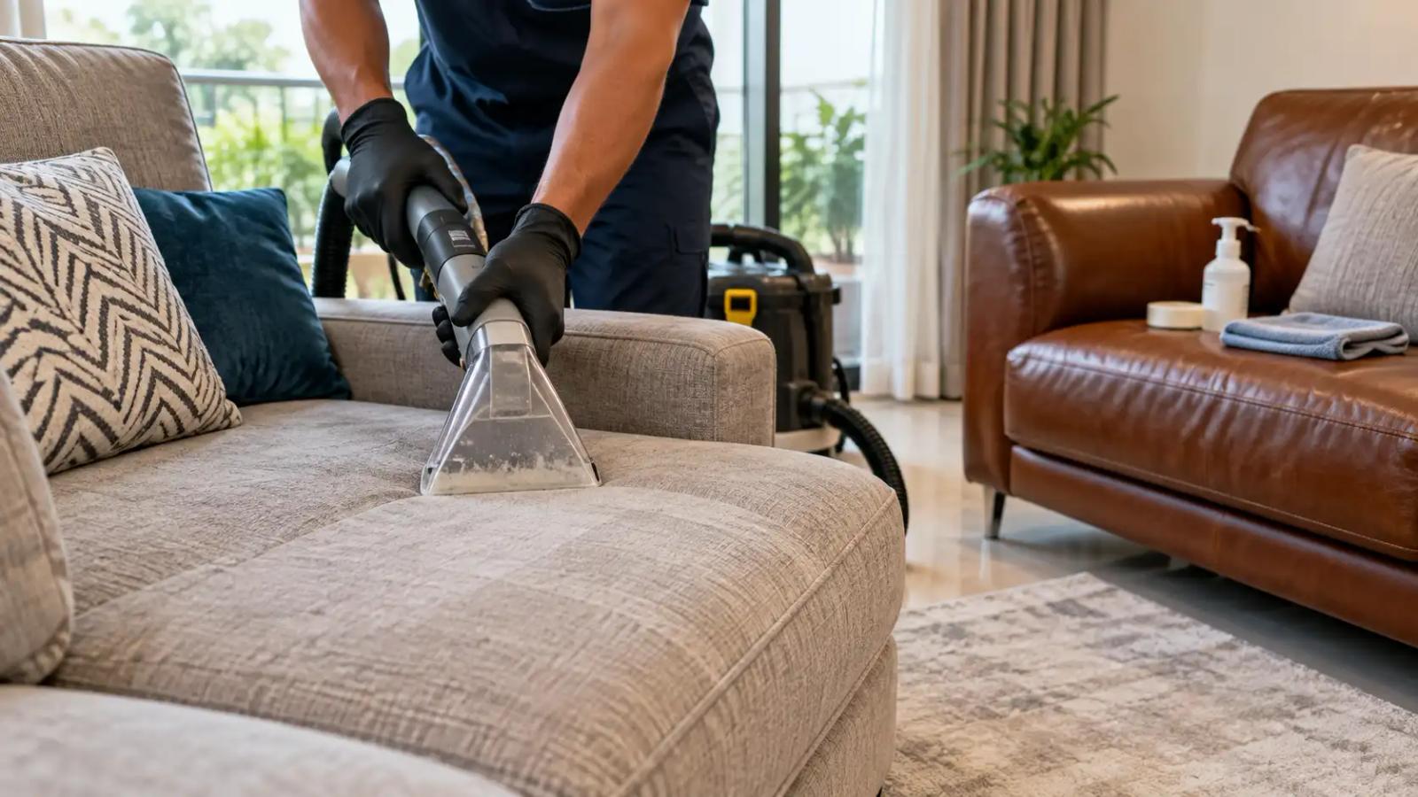 Sofa Cleaning Methods Explained: Fabric and Leather