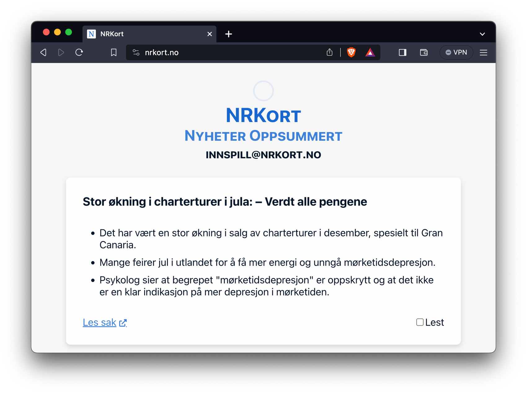 A snapshot of NRKort, showcasing its header and two news cards.​​​​‌﻿‍﻿​‍​‍‌‍﻿﻿‌﻿​‍‌‍‍‌‌‍‌﻿‌‍‍‌‌‍﻿‍​‍​‍​﻿‍‍​‍​‍‌﻿​﻿‌‍​‌‌‍﻿‍‌‍‍‌‌﻿‌​‌﻿‍‌​‍﻿‍‌‍‍‌‌‍﻿﻿​‍​‍​‍﻿​​‍​‍‌‍‍​‌﻿​‍‌‍‌‌‌‍‌‍​‍​‍​﻿‍‍​‍​‍‌‍‍​‌﻿‌​‌﻿‌​‌﻿​​‌﻿​﻿​﻿‍‍​‍﻿﻿​‍﻿﻿‌‍​‍‌‍‌‌‌‍‍﻿‌‍‍﻿​‍﻿‌‌‍​‍‌‍﻿​‌‍﻿﻿‌‍‌﻿‌‍‌﻿​‍﻿‌‌﻿​﻿‌‍​‌‌‍﻿‍‌‍‍‌‌﻿‌​‌﻿‍‌​‍﻿‍‌﻿‌‍‌‍‌‌‌﻿​‍‌‍​﻿‌‍‌‌‌‍﻿​​‍﻿‍‌‍​‌‌﻿​​‌﻿​​​‍﻿﻿‌‍‍‌‌‍﻿‍‌﻿‌​‌‍‌‌‌‍﻿‍‌﻿‌​​‍﻿﻿‌‍‌‌‌‍‌​‌‍‍‌‌﻿‌​​‍﻿﻿‌‍﻿‌‌‍﻿﻿‌‍‌​‌‍‌‌​﻿﻿‌‌﻿​​‌﻿​‍‌‍‌‌‌﻿​﻿‌‍‌‌‌‍﻿‍‌﻿‌​‌‍​‌‌﻿‌​‌‍‍‌‌‍﻿﻿‌‍﻿‍​﻿‍﻿‌‍‍‌‌‍‌​​﻿﻿‌​﻿‌‍​﻿​​‌‍‌‌​﻿​‍‌‍​‌​﻿‌‍​﻿​​‌‍‌‌​‍﻿‌‌‍​﻿‌‍‌‍​﻿​​‌‍‌‌​‍﻿‌​﻿‌​​﻿‌‍‌‍​‍‌‍‌‌​‍﻿‌​﻿‍‌​﻿​﻿​﻿‌‍​﻿‌‍​‍﻿‌​﻿‍​​﻿​﻿​﻿‌​​﻿‌‍‌‍​‌​﻿‌﻿​﻿​‍​﻿‍‌​﻿‍‌​﻿​​​﻿‍​​﻿‍​​﻿‍﻿‌﻿‌​‌﻿‍‌‌﻿​​‌‍‌‌​﻿﻿‌‌﻿​​‌‍﻿﻿‌﻿​﻿‌﻿‌​​﻿‍﻿‌﻿​​‌‍​‌‌﻿‌​‌‍‍​​﻿﻿‌‌‍​﻿‌‍﻿﻿‌‍﻿‍‌﻿‌​‌‍‌‌‌‍﻿‍‌﻿‌​​‍‌‌​﻿‌‌‌​​‍‌‌﻿﻿‌‍‍﻿‌‍‌‌‌﻿‍‌​‍‌‌​﻿​﻿‌​‌​​‍‌‌​﻿​﻿‌​‌​​‍‌‌​﻿​‍​﻿​‍​﻿‌​‌‍​﻿​﻿​﻿​﻿​‍​﻿‌‍​﻿‌​​﻿​​​﻿‍‌​﻿‌‍‌‍‌‌‌‍​‍‌‍‌‍​‍‌‌​﻿​‍​﻿​‍​‍‌‌​﻿‌‌‌​‌​​‍﻿‍‌‍​‌‌‍﻿​‌﻿‌​​﻿﻿﻿‌‍​‍‌‍​‌‌﻿​﻿‌‍‌‌‌‌‌‌‌﻿​‍‌‍﻿​​﻿﻿‌‌‍‍​‌﻿‌​‌﻿‌​‌﻿​​‌﻿​﻿​‍‌‌​﻿​﻿‌​​‌​‍‌‌​﻿​‍‌​‌‍​‍‌‌​﻿​‍‌​‌‍‌‍​‍‌‍‌‌‌‍‍﻿‌‍‍﻿​‍﻿‌‌‍​‍‌‍﻿​‌‍﻿﻿‌‍‌﻿‌‍‌﻿​‍﻿‌‌﻿​﻿‌‍​‌‌‍﻿‍‌‍‍‌‌﻿‌​‌﻿‍‌​‍﻿‍‌﻿‌‍‌‍‌‌‌﻿​‍‌‍​﻿‌‍‌‌‌‍﻿​​‍﻿‍‌‍​‌‌﻿​​‌﻿​​​‍‌‍‌‍‍‌‌‍‌​​﻿﻿‌​﻿‌‍​﻿​​‌‍‌‌​﻿​‍‌‍​‌​﻿‌‍​﻿​​‌‍‌‌​‍﻿‌‌‍​﻿‌‍‌‍​﻿​​‌‍‌‌​‍﻿‌​﻿‌​​﻿‌‍‌‍​‍‌‍‌‌​‍﻿‌​﻿‍‌​﻿​﻿​﻿‌‍​﻿‌‍​‍﻿‌​﻿‍​​﻿​﻿​﻿‌​​﻿‌‍‌‍​‌​﻿‌﻿​﻿​‍​﻿‍‌​﻿‍‌​﻿​​​﻿‍​​﻿‍​​‍‌‍‌﻿‌​‌﻿‍‌‌﻿​​‌‍‌‌​﻿﻿‌‌﻿​​‌‍﻿﻿‌﻿​﻿‌﻿‌​​‍‌‍‌﻿​​‌‍​‌‌﻿‌​‌‍‍​​﻿﻿‌‌‍​﻿‌‍﻿﻿‌‍﻿‍‌﻿‌​‌‍‌‌‌‍﻿‍‌﻿‌​​‍‌‌​﻿‌‌‌​​‍‌‌﻿﻿‌‍‍﻿‌‍‌‌‌﻿‍‌​‍‌‌​﻿​﻿‌​‌​​‍‌‌​﻿​﻿‌​‌​​‍‌‌​﻿​‍​﻿​‍​﻿‌​‌‍​﻿​﻿​﻿​﻿​‍​﻿‌‍​﻿‌​​﻿​​​﻿‍‌​﻿‌‍‌‍‌‌‌‍​‍‌‍‌‍​‍‌‌​﻿​‍​﻿​‍​‍‌‌​﻿‌‌‌​‌​​‍﻿‍‌‍​‌‌‍﻿​‌﻿‌​​‍​‍‌﻿﻿‌