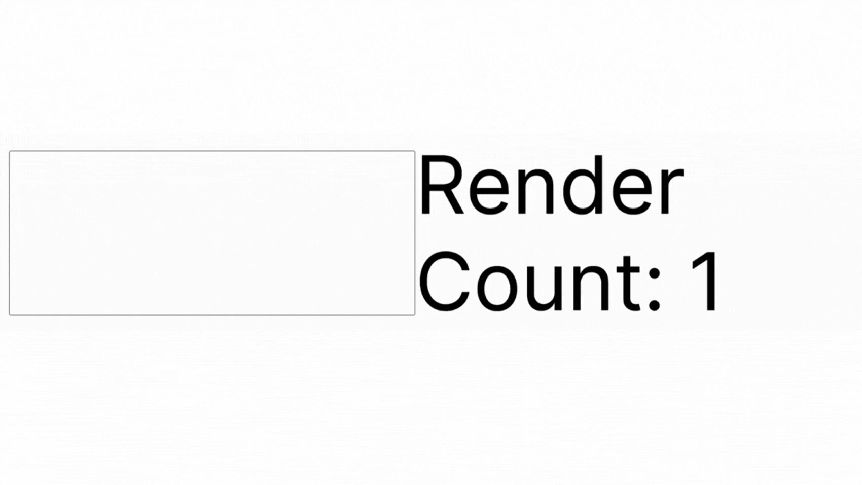 Writing in input increments counter