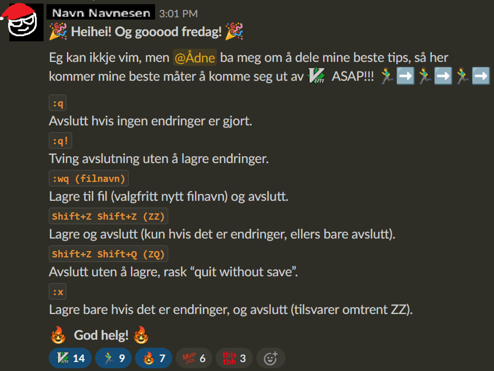 Et tips med fem måter å gå ut av Vim på