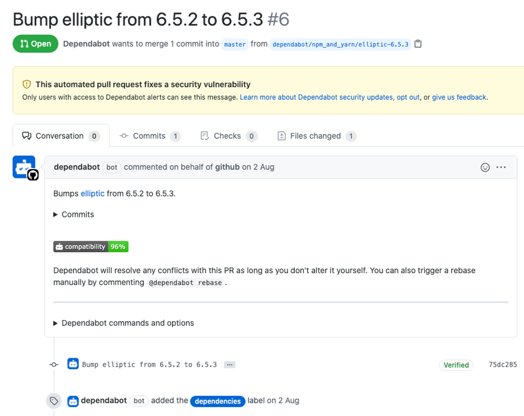 Example pull request generated by Dependabot​​​​‌﻿‍﻿​‍​‍‌‍﻿﻿‌﻿​‍‌‍‍‌‌‍‌﻿‌‍‍‌‌‍﻿‍​‍​‍​﻿‍‍​‍​‍‌﻿​﻿‌‍​‌‌‍﻿‍‌‍‍‌‌﻿‌​‌﻿‍‌​‍﻿‍‌‍‍‌‌‍﻿﻿​‍​‍​‍﻿​​‍​‍‌‍‍​‌﻿​‍‌‍‌‌‌‍‌‍​‍​‍​﻿‍‍​‍​‍‌‍‍​‌﻿‌​‌﻿‌​‌﻿​​‌﻿​﻿​﻿‍‍​‍﻿﻿​‍﻿﻿‌‍​‍‌‍‌‌‌‍‍﻿‌‍‍﻿​‍﻿‌‌‍​‍‌‍﻿​‌‍﻿﻿‌‍‌﻿‌‍‌﻿​‍﻿‌‌﻿​﻿‌‍​‌‌‍﻿‍‌‍‍‌‌﻿‌​‌﻿‍‌​‍﻿‍‌﻿‌‍‌‍‌‌‌﻿​‍‌‍​﻿‌‍‌‌‌‍﻿​​‍﻿‍‌‍​‌‌﻿​​‌﻿​​​‍﻿﻿‌‍‍‌‌‍﻿‍‌﻿‌​‌‍‌‌‌‍﻿‍‌﻿‌​​‍﻿﻿‌‍‌‌‌‍‌​‌‍‍‌‌﻿‌​​‍﻿﻿‌‍﻿‌‌‍﻿﻿‌‍‌​‌‍‌‌​﻿﻿‌‌﻿​​‌﻿​‍‌‍‌‌‌﻿​﻿‌‍‌‌‌‍﻿‍‌﻿‌​‌‍​‌‌﻿‌​‌‍‍‌‌‍﻿﻿‌‍﻿‍​﻿‍﻿‌‍‍‌‌‍‌​​﻿﻿‌‌‍‌‌‌‍‌‍​﻿​‌​﻿​﻿​﻿‍‌​﻿‍​‌‍​‌​﻿‌‍​‍﻿‌‌‍​‍‌‍​‍​﻿‌﻿‌‍‌‌​‍﻿‌​﻿‌​​﻿‌﻿‌‍​‍​﻿‌﻿​‍﻿‌‌‍​‍​﻿​﻿​﻿‍‌‌‍‌‌​‍﻿‌​﻿​​‌‍‌‍​﻿‌​​﻿‌‌​﻿‍​‌‍​‌‌‍​‌​﻿​﻿‌‍‌‍‌‍​﻿​﻿​‍​﻿‌‌​﻿‍﻿‌﻿‌​‌﻿‍‌‌﻿​​‌‍‌‌​﻿﻿‌‌﻿​​‌‍﻿﻿‌﻿​﻿‌﻿‌​​﻿‍﻿‌﻿​​‌‍​‌‌﻿‌​‌‍‍​​﻿﻿‌‌‍​﻿‌‍﻿﻿‌‍﻿‍‌﻿‌​‌‍‌‌‌‍﻿‍‌﻿‌​​‍‌‌​﻿‌‌‌​​‍‌‌﻿﻿‌‍‍﻿‌‍‌‌‌﻿‍‌​‍‌‌​﻿​﻿‌​‌​​‍‌‌​﻿​﻿‌​‌​​‍‌‌​﻿​‍​﻿​‍‌﻿‌﻿‌﻿‌﻿‌​​‍‌‌‌​‌‌‍​‌​﻿​‌﻿​​‌​‍‍​‍‌‌​﻿​‍​﻿​‍​‍‌‌​﻿‌‌‌​‌​​‍﻿‍‌‍​‌‌‍﻿​‌﻿‌​​﻿﻿﻿‌‍​‍‌‍​‌‌﻿​﻿‌‍‌‌‌‌‌‌‌﻿​‍‌‍﻿​​﻿﻿‌‌‍‍​‌﻿‌​‌﻿‌​‌﻿​​‌﻿​﻿​‍‌‌​﻿​﻿‌​​‌​‍‌‌​﻿​‍‌​‌‍​‍‌‌​﻿​‍‌​‌‍‌‍​‍‌‍‌‌‌‍‍﻿‌‍‍﻿​‍﻿‌‌‍​‍‌‍﻿​‌‍﻿﻿‌‍‌﻿‌‍‌﻿​‍﻿‌‌﻿​﻿‌‍​‌‌‍﻿‍‌‍‍‌‌﻿‌​‌﻿‍‌​‍﻿‍‌﻿‌‍‌‍‌‌‌﻿​‍‌‍​﻿‌‍‌‌‌‍﻿​​‍﻿‍‌‍​‌‌﻿​​‌﻿​​​‍‌‍‌‍‍‌‌‍‌​​﻿﻿‌‌‍‌‌‌‍‌‍​﻿​‌​﻿​﻿​﻿‍‌​﻿‍​‌‍​‌​﻿‌‍​‍﻿‌‌‍​‍‌‍​‍​﻿‌﻿‌‍‌‌​‍﻿‌​﻿‌​​﻿‌﻿‌‍​‍​﻿‌﻿​‍﻿‌‌‍​‍​﻿​﻿​﻿‍‌‌‍‌‌​‍﻿‌​﻿​​‌‍‌‍​﻿‌​​﻿‌‌​﻿‍​‌‍​‌‌‍​‌​﻿​﻿‌‍‌‍‌‍​﻿​﻿​‍​﻿‌‌​‍‌‍‌﻿‌​‌﻿‍‌‌﻿​​‌‍‌‌​﻿﻿‌‌﻿​​‌‍﻿﻿‌﻿​﻿‌﻿‌​​‍‌‍‌﻿​​‌‍​‌‌﻿‌​‌‍‍​​﻿﻿‌‌‍​﻿‌‍﻿﻿‌‍﻿‍‌﻿‌​‌‍‌‌‌‍﻿‍‌﻿‌​​‍‌‌​﻿‌‌‌​​‍‌‌﻿﻿‌‍‍﻿‌‍‌‌‌﻿‍‌​‍‌‌​﻿​﻿‌​‌​​‍‌‌​﻿​﻿‌​‌​​‍‌‌​﻿​‍​﻿​‍‌﻿‌﻿‌﻿‌﻿‌​​‍‌‌‌​‌‌‍​‌​﻿​‌﻿​​‌​‍‍​‍‌‌​﻿​‍​﻿​‍​‍‌‌​﻿‌‌‌​‌​​‍﻿‍‌‍​‌‌‍﻿​‌﻿‌​​‍​‍‌﻿﻿‌