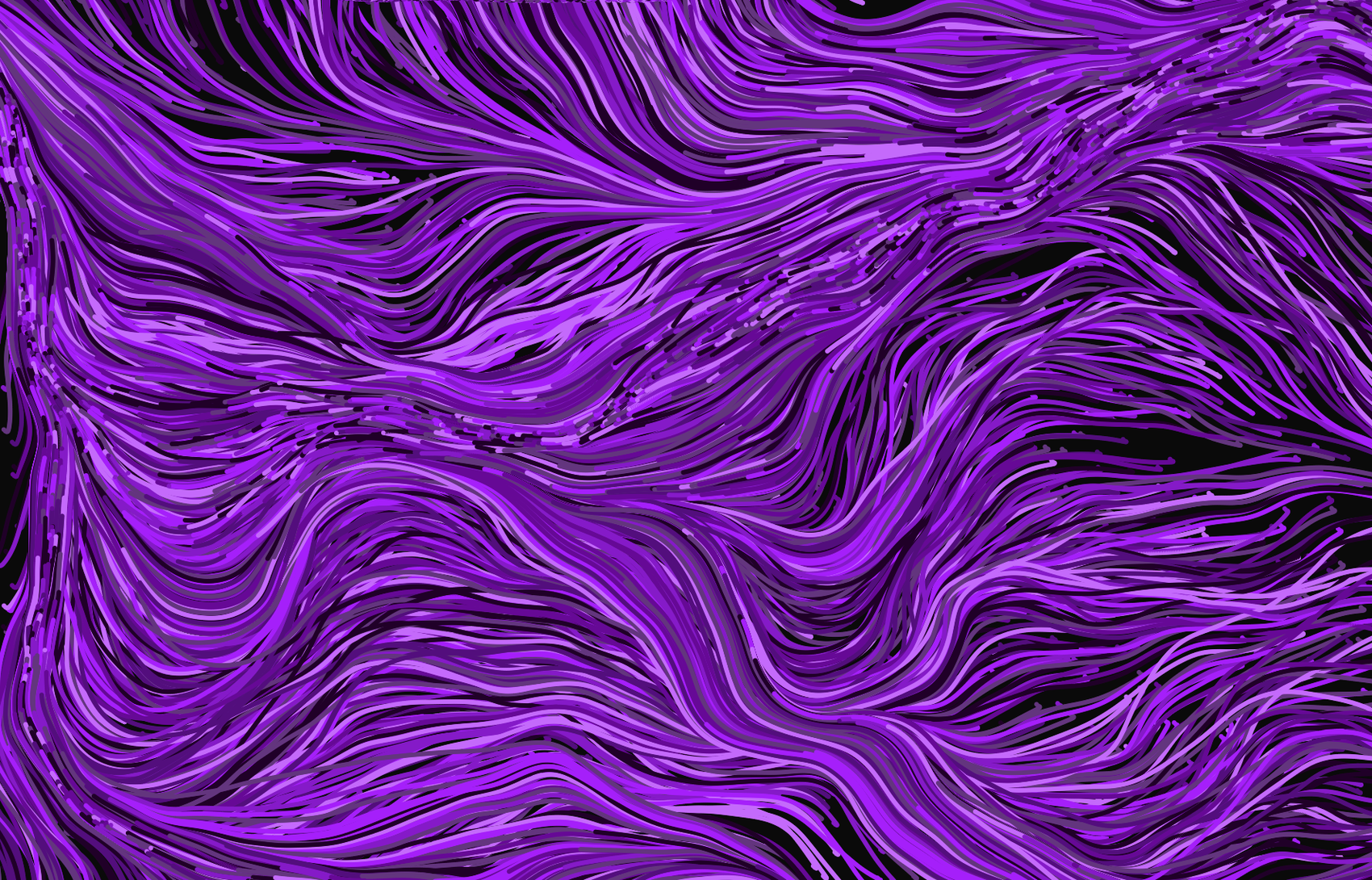 zoomed out, flowy lines