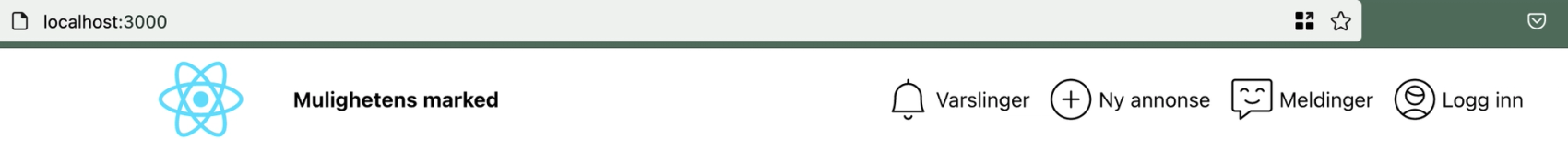 Finn header recreated in React