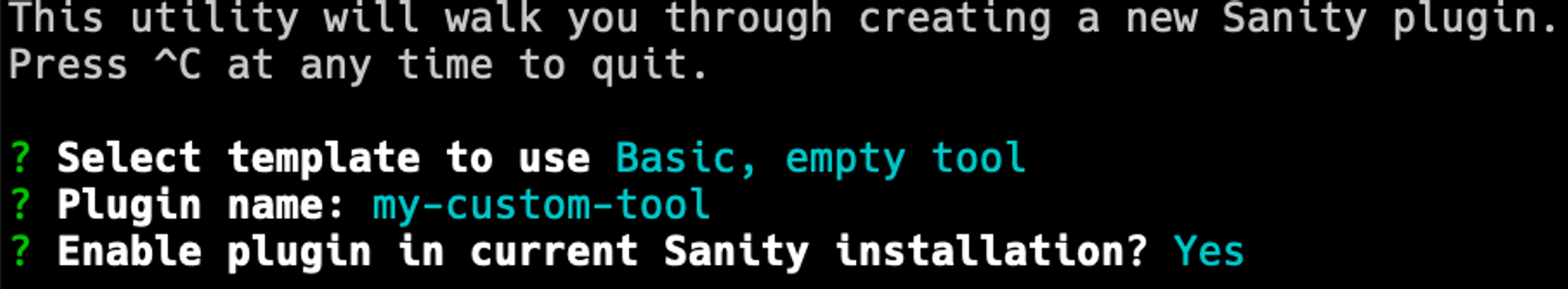 Generating a new plugin using "sanity init plugin"​​​​‌﻿‍﻿​‍​‍‌‍﻿﻿‌﻿​‍‌‍‍‌‌‍‌﻿‌‍‍‌‌‍﻿‍​‍​‍​﻿‍‍​‍​‍‌﻿​﻿‌‍​‌‌‍﻿‍‌‍‍‌‌﻿‌​‌﻿‍‌​‍﻿‍‌‍‍‌‌‍﻿﻿​‍​‍​‍﻿​​‍​‍‌‍‍​‌﻿​‍‌‍‌‌‌‍‌‍​‍​‍​﻿‍‍​‍​‍‌‍‍​‌﻿‌​‌﻿‌​‌﻿​​‌﻿​﻿​﻿‍‍​‍﻿﻿​‍﻿﻿‌‍​‍‌‍‌‌‌‍‍﻿‌‍‍﻿​‍﻿‌‌‍​‍‌‍﻿​‌‍﻿﻿‌‍‌﻿‌‍‌﻿​‍﻿‌‌﻿​﻿‌‍​‌‌‍﻿‍‌‍‍‌‌﻿‌​‌﻿‍‌​‍﻿‍‌﻿‌‍‌‍‌‌‌﻿​‍‌‍​﻿‌‍‌‌‌‍﻿​​‍﻿‍‌‍​‌‌﻿​​‌﻿​​​‍﻿﻿‌‍‍‌‌‍﻿‍‌﻿‌​‌‍‌‌‌‍﻿‍‌﻿‌​​‍﻿﻿‌‍‌‌‌‍‌​‌‍‍‌‌﻿‌​​‍﻿﻿‌‍﻿‌‌‍﻿﻿‌‍‌​‌‍‌‌​﻿﻿‌‌﻿​​‌﻿​‍‌‍‌‌‌﻿​﻿‌‍‌‌‌‍﻿‍‌﻿‌​‌‍​‌‌﻿‌​‌‍‍‌‌‍﻿﻿‌‍﻿‍​﻿‍﻿‌‍‍‌‌‍‌​​﻿﻿‌​﻿‌﻿​﻿​﻿​﻿‍​‌‍‌​​﻿‍​​﻿‌‍​﻿‌‌​﻿‌﻿​‍﻿‌​﻿​​​﻿​﻿‌‍‌‌​﻿​‍​‍﻿‌​﻿‌​‌‍​﻿‌‍‌‌‌‍‌​​‍﻿‌​﻿‍​​﻿‌﻿‌‍‌‌​﻿​‍​‍﻿‌​﻿‌​​﻿​‍​﻿​​​﻿‌‍‌‍​﻿​﻿​‌​﻿‌﻿​﻿​﻿​﻿​‍‌‍‌​​﻿‍​​﻿‌‍​﻿‍﻿‌﻿‌​‌﻿‍‌‌﻿​​‌‍‌‌​﻿﻿‌‌﻿​​‌‍﻿﻿‌﻿​﻿‌﻿‌​​﻿‍﻿‌﻿​​‌‍​‌‌﻿‌​‌‍‍​​﻿﻿‌‌‍​﻿‌‍﻿﻿‌‍﻿‍‌﻿‌​‌‍‌‌‌‍﻿‍‌﻿‌​​‍‌‌​﻿‌‌‌​​‍‌‌﻿﻿‌‍‍﻿‌‍‌‌‌﻿‍‌​‍‌‌​﻿​﻿‌​‌​​‍‌‌​﻿​﻿‌​‌​​‍‌‌​﻿​‍​﻿​‍​﻿‍‌​﻿​﻿​﻿​﻿​﻿​‍​﻿‌‌​﻿‍‌‌‍‌‍​﻿‍​‌‍​﻿‌‍‌‌​﻿​‍​﻿‌​​‍‌‌​﻿​‍​﻿​‍​‍‌‌​﻿‌‌‌​‌​​‍﻿‍‌‍​‌‌‍﻿​‌﻿‌​​﻿﻿﻿‌‍​‍‌‍​‌‌﻿​﻿‌‍‌‌‌‌‌‌‌﻿​‍‌‍﻿​​﻿﻿‌‌‍‍​‌﻿‌​‌﻿‌​‌﻿​​‌﻿​﻿​‍‌‌​﻿​﻿‌​​‌​‍‌‌​﻿​‍‌​‌‍​‍‌‌​﻿​‍‌​‌‍‌‍​‍‌‍‌‌‌‍‍﻿‌‍‍﻿​‍﻿‌‌‍​‍‌‍﻿​‌‍﻿﻿‌‍‌﻿‌‍‌﻿​‍﻿‌‌﻿​﻿‌‍​‌‌‍﻿‍‌‍‍‌‌﻿‌​‌﻿‍‌​‍﻿‍‌﻿‌‍‌‍‌‌‌﻿​‍‌‍​﻿‌‍‌‌‌‍﻿​​‍﻿‍‌‍​‌‌﻿​​‌﻿​​​‍‌‍‌‍‍‌‌‍‌​​﻿﻿‌​﻿‌﻿​﻿​﻿​﻿‍​‌‍‌​​﻿‍​​﻿‌‍​﻿‌‌​﻿‌﻿​‍﻿‌​﻿​​​﻿​﻿‌‍‌‌​﻿​‍​‍﻿‌​﻿‌​‌‍​﻿‌‍‌‌‌‍‌​​‍﻿‌​﻿‍​​﻿‌﻿‌‍‌‌​﻿​‍​‍﻿‌​﻿‌​​﻿​‍​﻿​​​﻿‌‍‌‍​﻿​﻿​‌​﻿‌﻿​﻿​﻿​﻿​‍‌‍‌​​﻿‍​​﻿‌‍​‍‌‍‌﻿‌​‌﻿‍‌‌﻿​​‌‍‌‌​﻿﻿‌‌﻿​​‌‍﻿﻿‌﻿​﻿‌﻿‌​​‍‌‍‌﻿​​‌‍​‌‌﻿‌​‌‍‍​​﻿﻿‌‌‍​﻿‌‍﻿﻿‌‍﻿‍‌﻿‌​‌‍‌‌‌‍﻿‍‌﻿‌​​‍‌‌​﻿‌‌‌​​‍‌‌﻿﻿‌‍‍﻿‌‍‌‌‌﻿‍‌​‍‌‌​﻿​﻿‌​‌​​‍‌‌​﻿​﻿‌​‌​​‍‌‌​﻿​‍​﻿​‍​﻿‍‌​﻿​﻿​﻿​﻿​﻿​‍​﻿‌‌​﻿‍‌‌‍‌‍​﻿‍​‌‍​﻿‌‍‌‌​﻿​‍​﻿‌​​‍‌‌​﻿​‍​﻿​‍​‍‌‌​﻿‌‌‌​‌​​‍﻿‍‌‍​‌‌‍﻿​‌﻿‌​​‍​‍‌﻿﻿‌