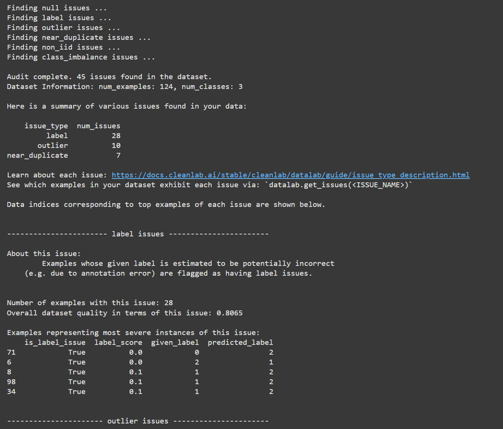 Datalab Report