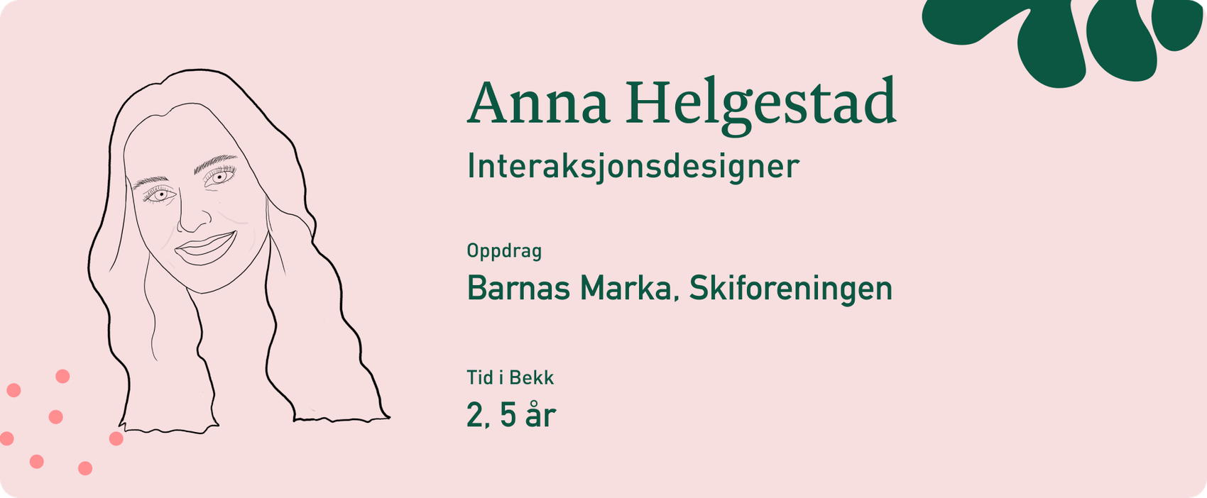 Designkort Anna