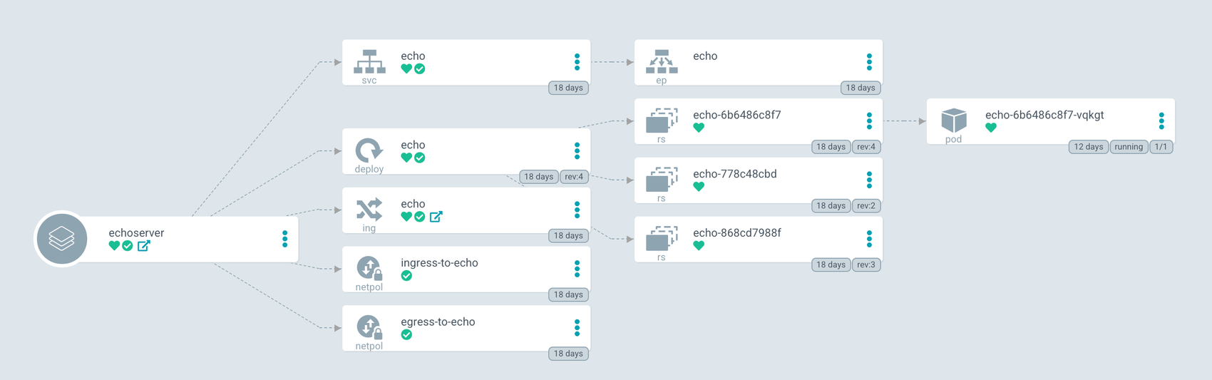 The echoserver Application