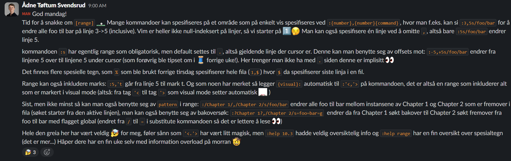 Et tips som dekker søk, tags og visual