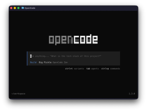 Skjermdump OpenCode