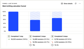 Skjermbilde av en trakt