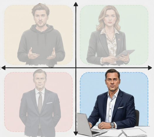 Analytikere i bur (leder gir løsning + effektorientert)