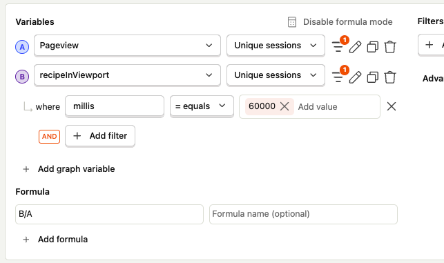 Skjermbilde av redigeringssiden til en KPI