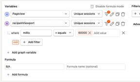 Skjermbilde av redigeringssiden til en KPI