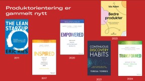 Et bilde av bøkene som har inspirert oss