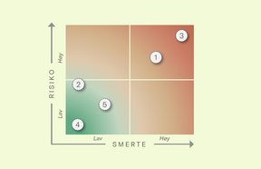Eksempeloppgavene i smerte-risiko rammeverket