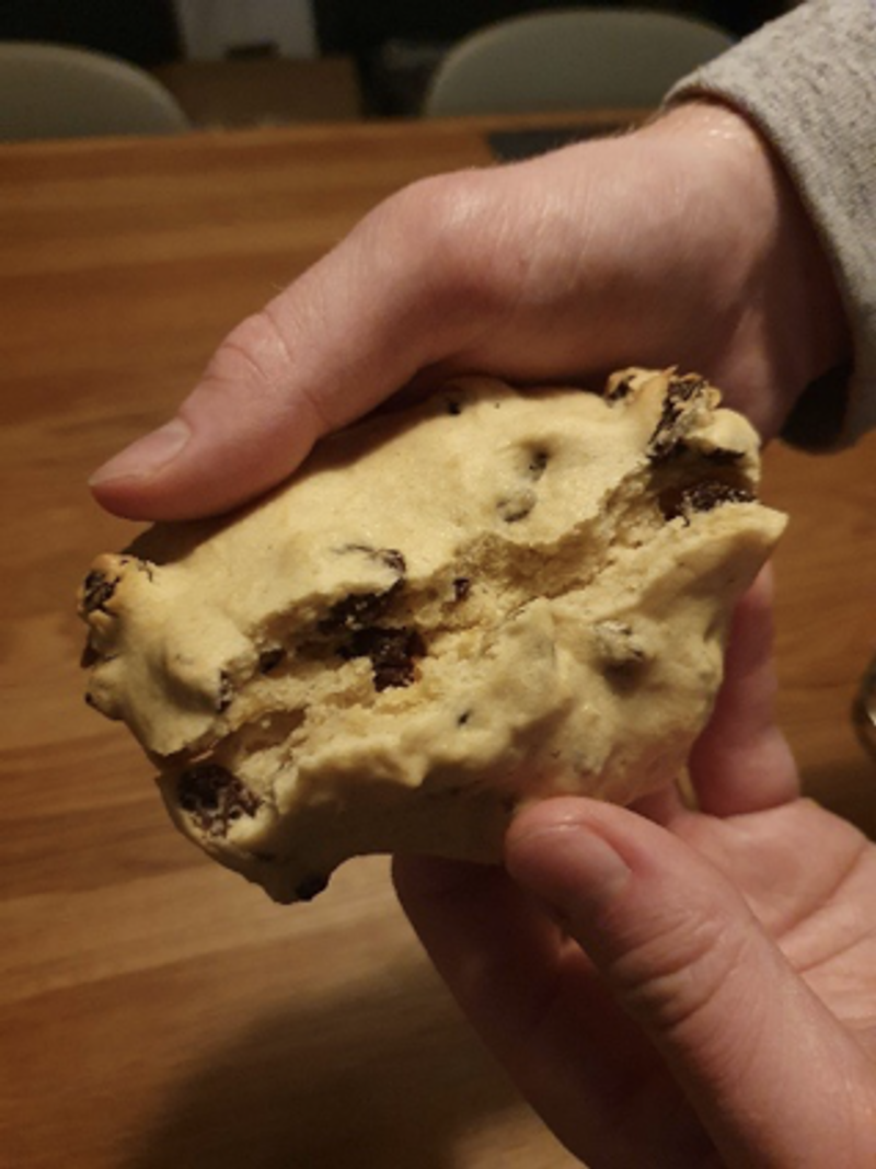 cookiedeig som ser overraskende bra ut til å være maskinlæring-inspirert