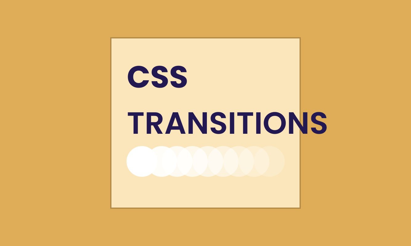 Gjør nettsiden din levende med CSS-transitions