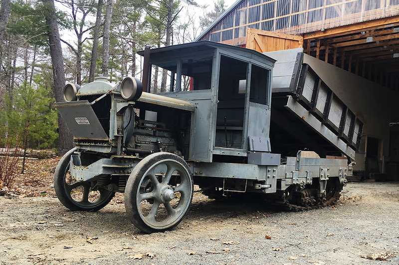 Model 'T' Tractor-Truck with it's dump bed raised