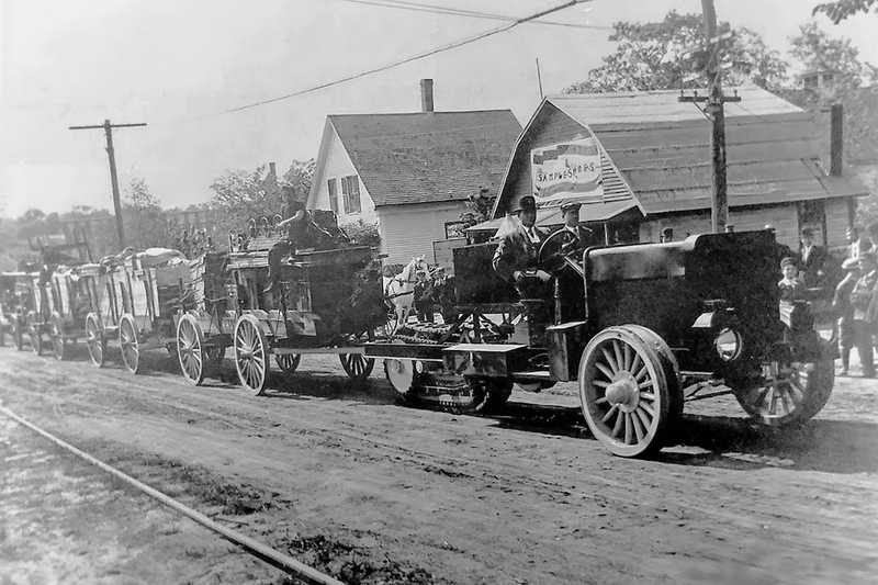 Second Lombard built for H. H. Linn. Single-lag design. Benton, Maine