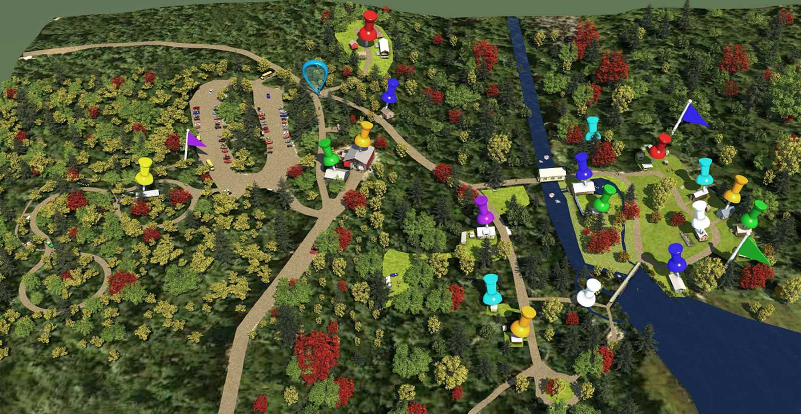 Map of the Museum grounds