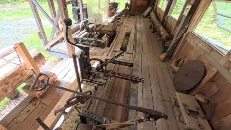 Step Inside the Harville Rotary Sawmill