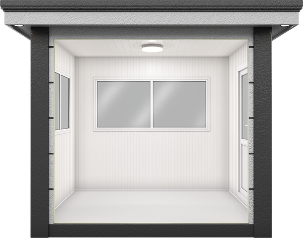 MetroCity Modular Cabin 9ft × 7ft (2.15m × 2.65m), interior view