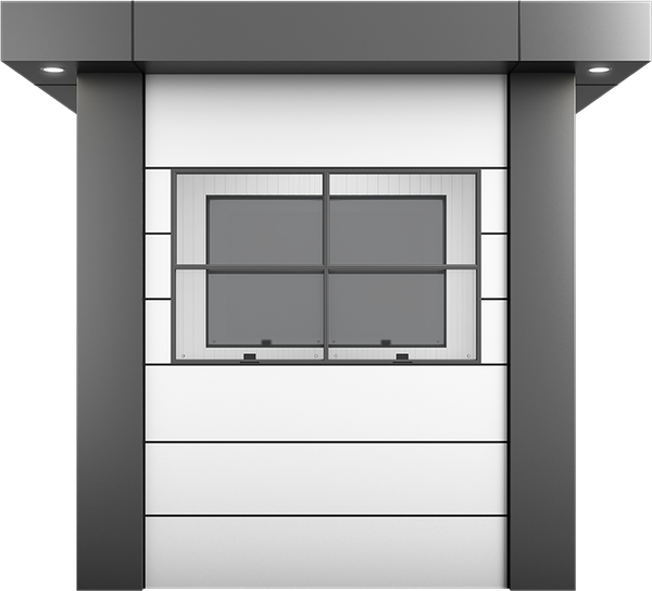 KompoCity Composite Cabin 7ft × 5ft (1.40m × 2.15m), front view