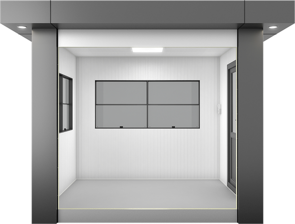 KompoCity Composite Cabin 9ft × 7ft (2.15m × 2.65m), interior view