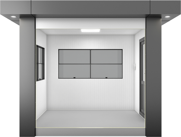 KompoCity Composite Cabin 9ft × 7ft (2.15m × 2.65m), interior view