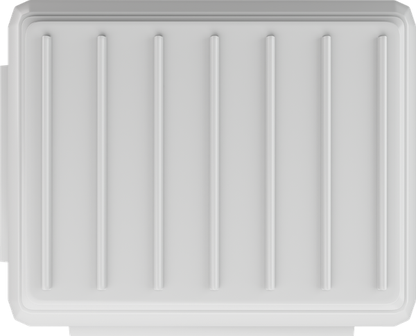 GRP Cabin 9ft × 7ft (2.15m × 2.70m), right side view