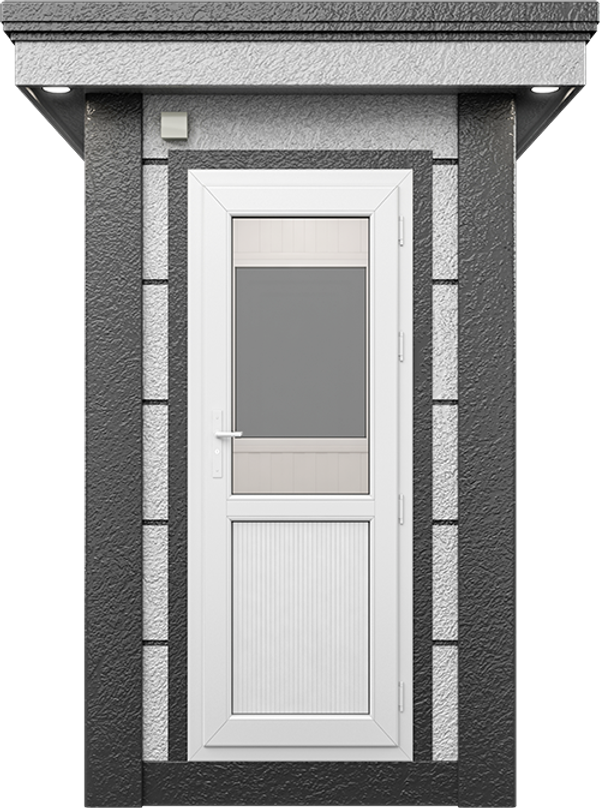 MetroCity Modular Cabin 5ft × 5ft (1.40m × 1.40m), door detail