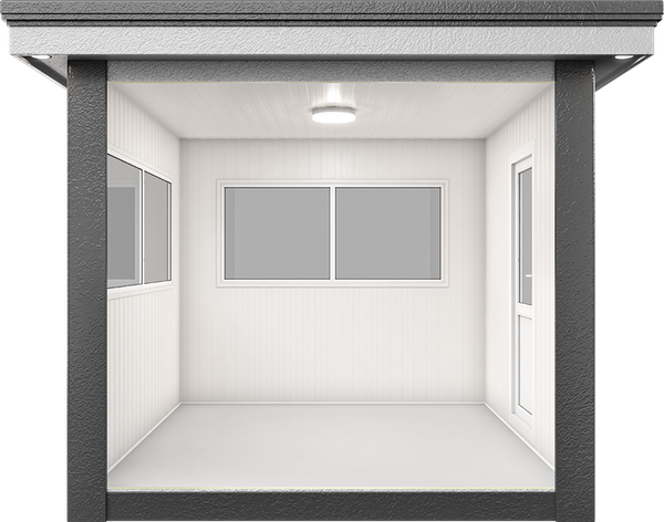 MetroCity Modular Cabin 9ft × 9ft (2.65m × 2.65m), interior view
