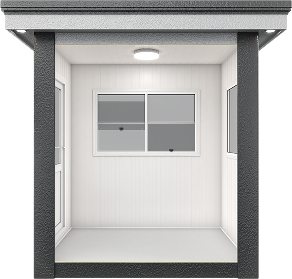 MetroCity Modular Cabin 7ft × 5ft (1.40m × 2.15m), interior view