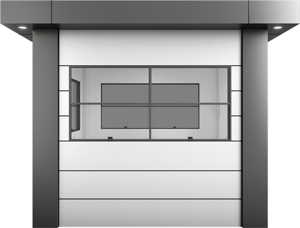 KompoCity Composite Cabin 9ft × 9ft (2.65m × 2.65m), front view
